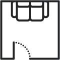 Designed for wall placement