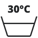 Cover washable at 30°C