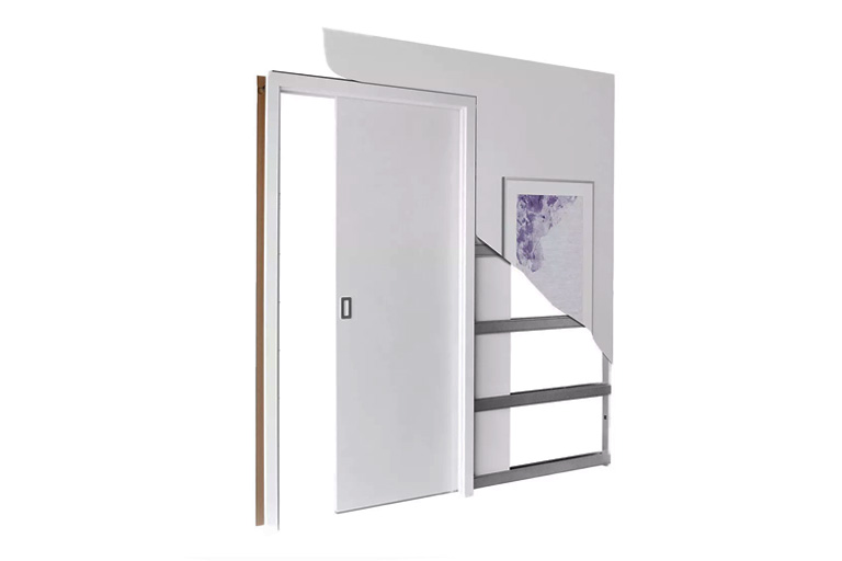 Doors are installed into the wall