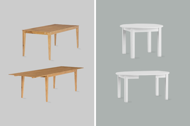 Table with an additional extension